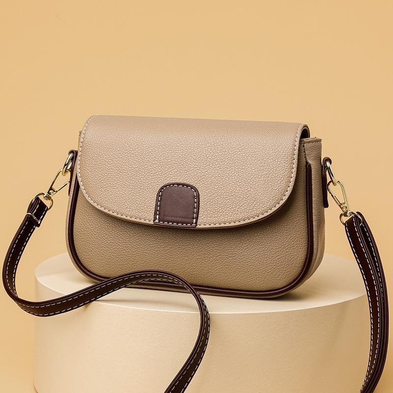 Modische Umhängetaschen mit Klappe für Damen, vielseitige Umhängetasche, kleine quadratische Tasche