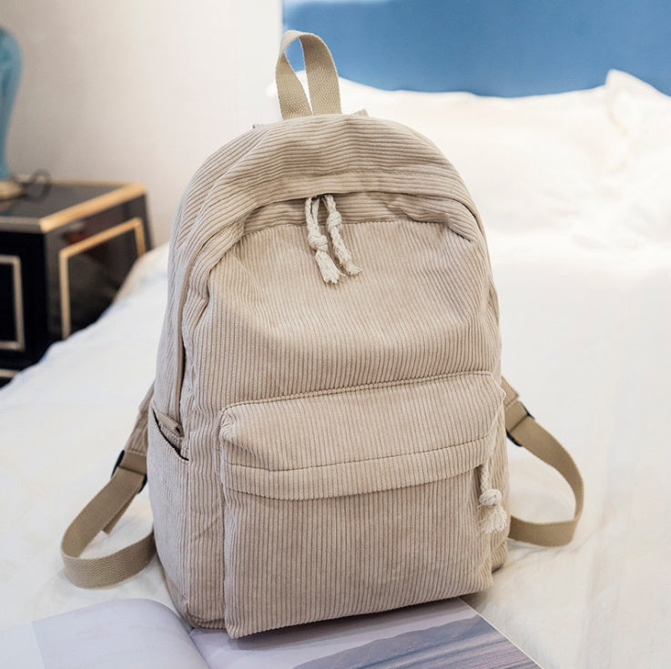 Cord Rucksack Schulter