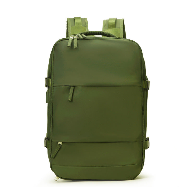 Große Kapazität Nylon Reise wasserdicht Outdoor Trocken Nass Trennung Rucksack leichte Multifunktionstasche