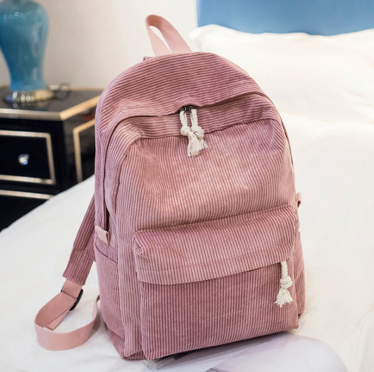 Cord Rucksack Schulter