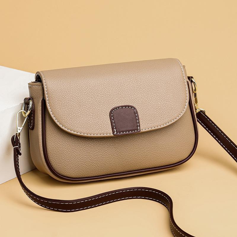 Modische Umhängetaschen mit Klappe für Damen, vielseitige Umhängetasche, kleine quadratische Tasche