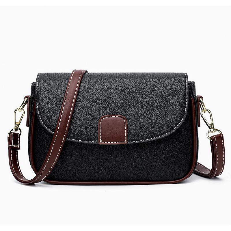 Modische Umhängetaschen mit Klappe für Damen, vielseitige Umhängetasche, kleine quadratische Tasche