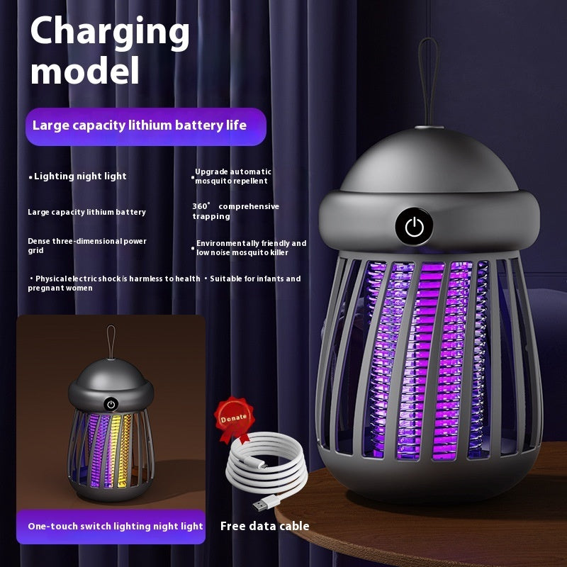 Moskito-Killer-Lampe Insekten abweisend Strahlung weniger stumme elektrische Insekten falle USB-Aufladung im Freien Moskito-Killer-Abwehrmittel