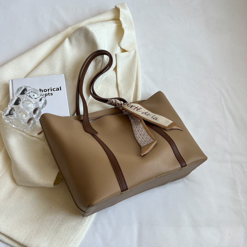 Neue und einfache Einkaufstasche mit großer Kapazität lässig vielseitiger Eimer Mode Schulter mit großer Kapazität Crossbody-Tasche