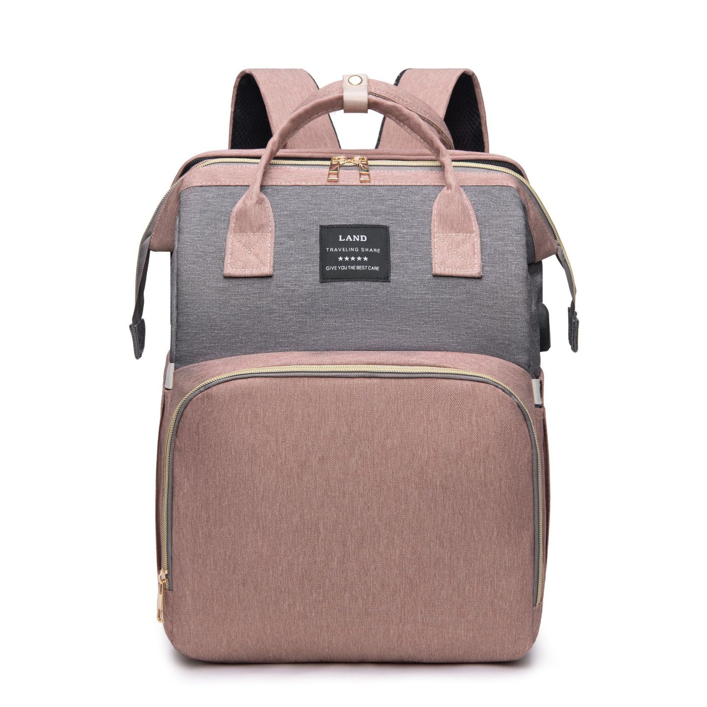 Neu Mama Baby Krippe Rucksack Große Kapazität Heraus Milch Isolierte Tasche Damen