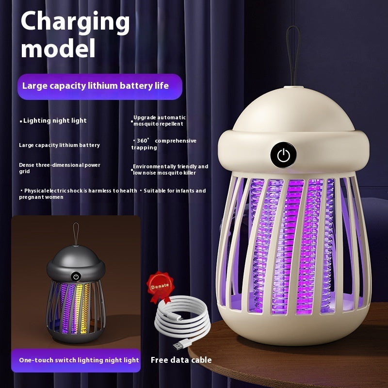 Moskito-Killer-Lampe Insekten abweisend Strahlung weniger stumme elektrische Insekten falle USB-Aufladung im Freien Moskito-Killer-Abwehrmittel