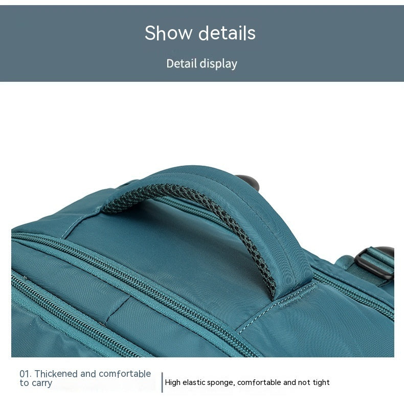 Große Kapazität Nylon Reise wasserdicht Outdoor Trocken Nass Trennung Rucksack leichte Multifunktionstasche