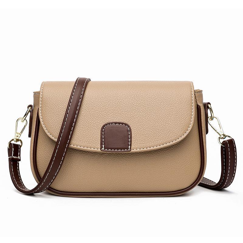Modische Umhängetaschen mit Klappe für Damen, vielseitige Umhängetasche, kleine quadratische Tasche