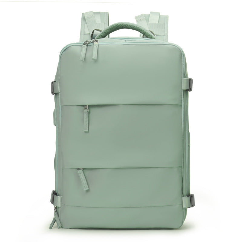 Große Kapazität Nylon Reise wasserdicht Outdoor Trocken Nass Trennung Rucksack leichte Multifunktionstasche
