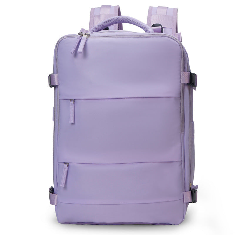 Große Kapazität Nylon Reise wasserdicht Outdoor Trocken Nass Trennung Rucksack leichte Multifunktionstasche