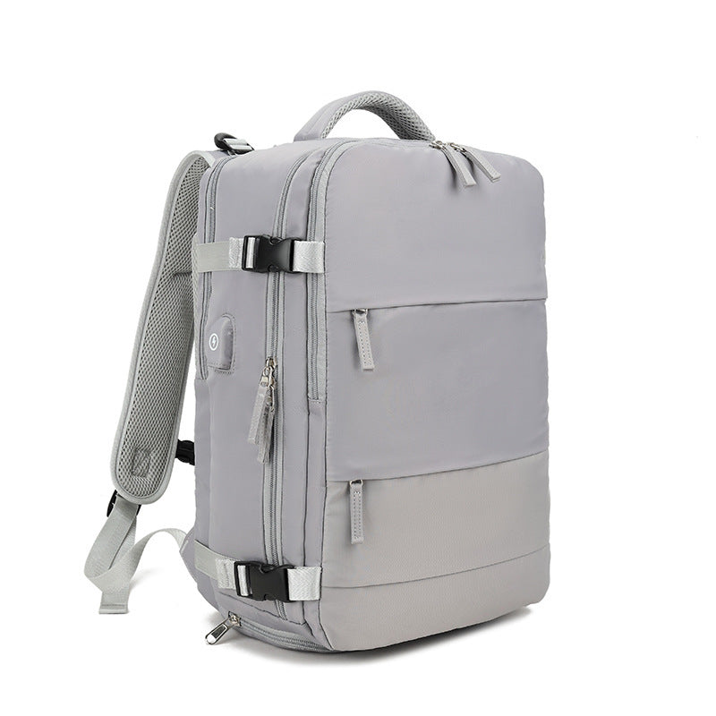 Große Kapazität Nylon Reise wasserdicht Outdoor Trocken Nass Trennung Rucksack leichte Multifunktionstasche