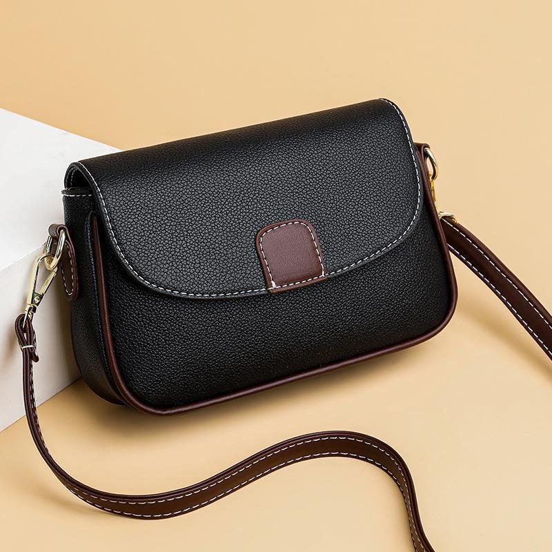 Modische Umhängetaschen mit Klappe für Damen, vielseitige Umhängetasche, kleine quadratische Tasche