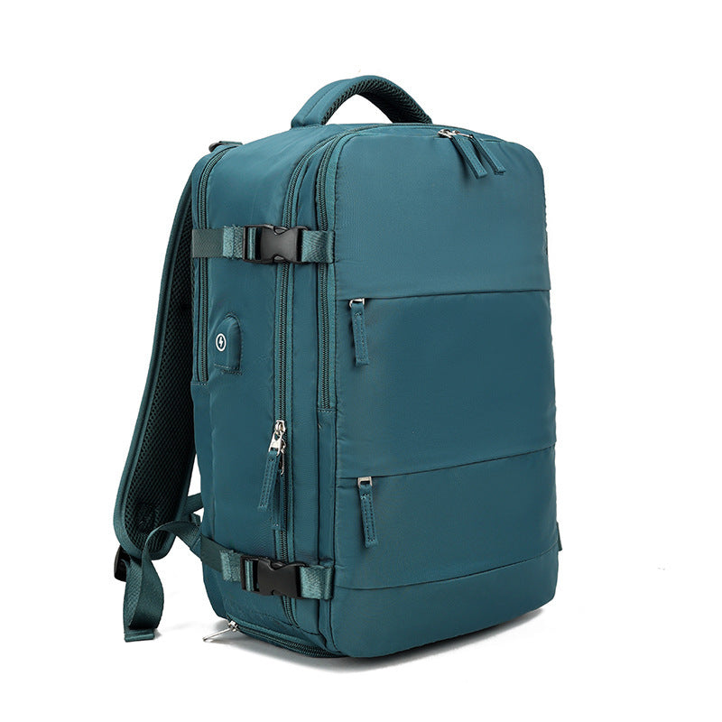 Große Kapazität Nylon Reise wasserdicht Outdoor Trocken Nass Trennung Rucksack leichte Multifunktionstasche