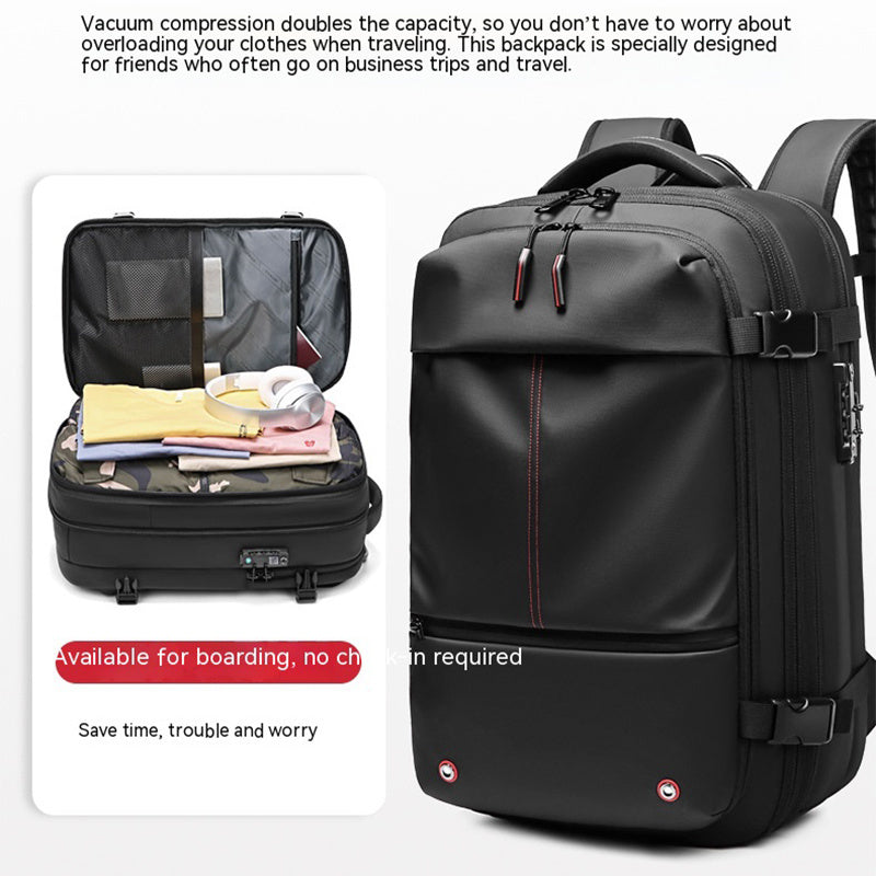 Reise rucksack Herren Business Multifunktions-Computer tasche Vakuum kompression Rucksack mit großer Kapazität