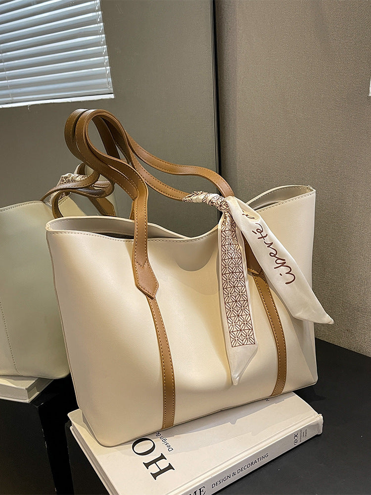 Neue und einfache Einkaufstasche mit großer Kapazität lässig vielseitiger Eimer Mode Schulter mit großer Kapazität Crossbody-Tasche
