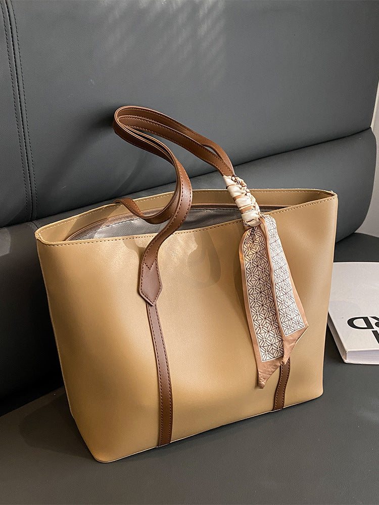 Neue und einfache Einkaufstasche mit großer Kapazität lässig vielseitiger Eimer Mode Schulter mit großer Kapazität Crossbody-Tasche
