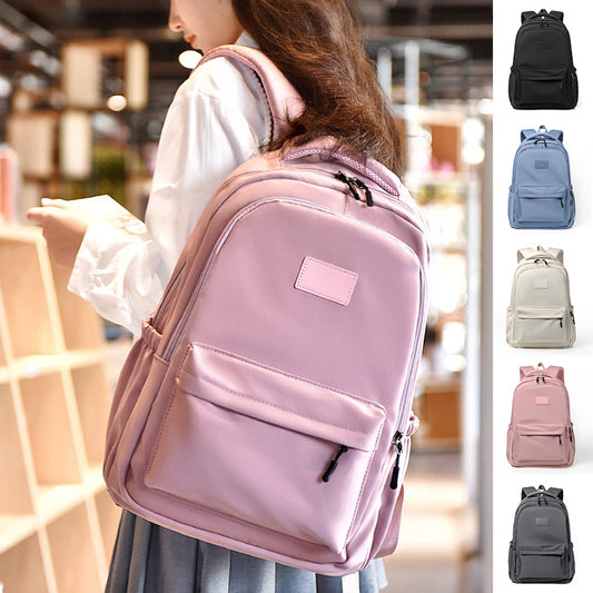 Mode Oxford Rucksack Wasserdicht Große Kapazität Junior High School Schüler Studenten Schultasche Campus Reisetaschen